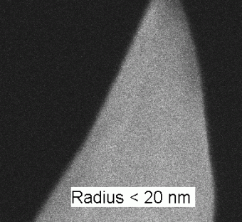 12PtIr400B or 12PtIr400A - Platinum-Iridium AFM probe with the lowest spring constant