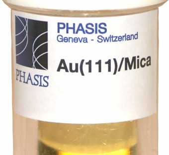 Epitaxial Gold Au(111) thin film grown on mica substrate