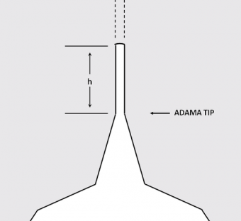 High Aspect Ratio (HAR) AFM probe made of single crystal diamond Adama Innovations