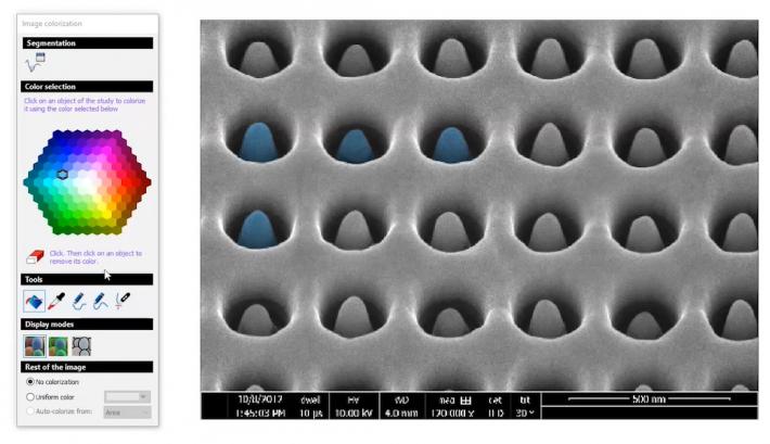 SEM image colorization &amp; enhancement
